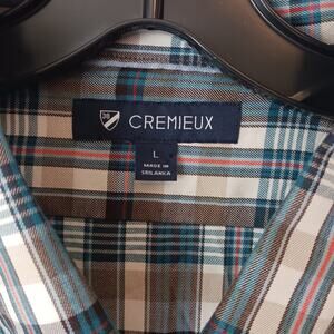 Cremieux Men's Long Sleeve Button Down Shirt Size Large
